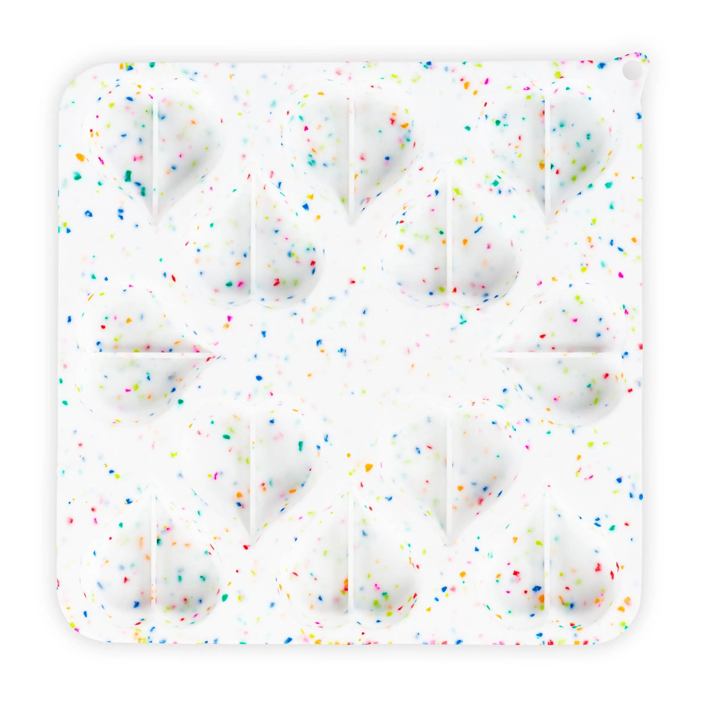 Confetti Heart Shape Silicone Bake and Freeze Treat Maker