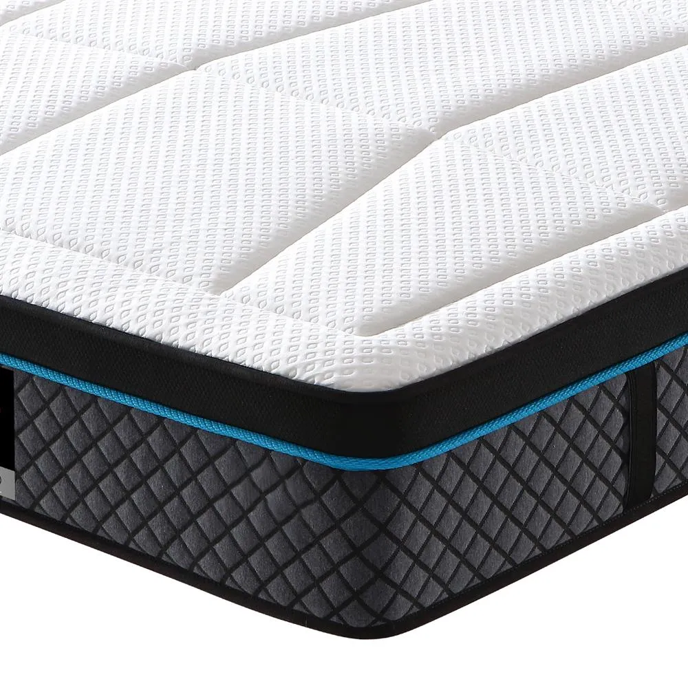 Coolmax Memory Foam 6 Zone Pocket Coil Soft Firmness Mattress
