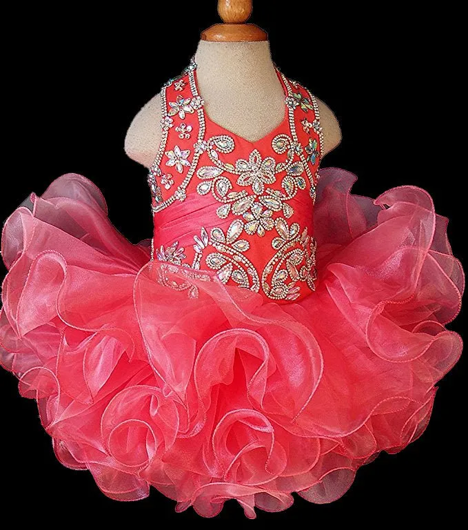 Custom Made Little Princess Glitz Stunning Cupcake Pageant Dress
