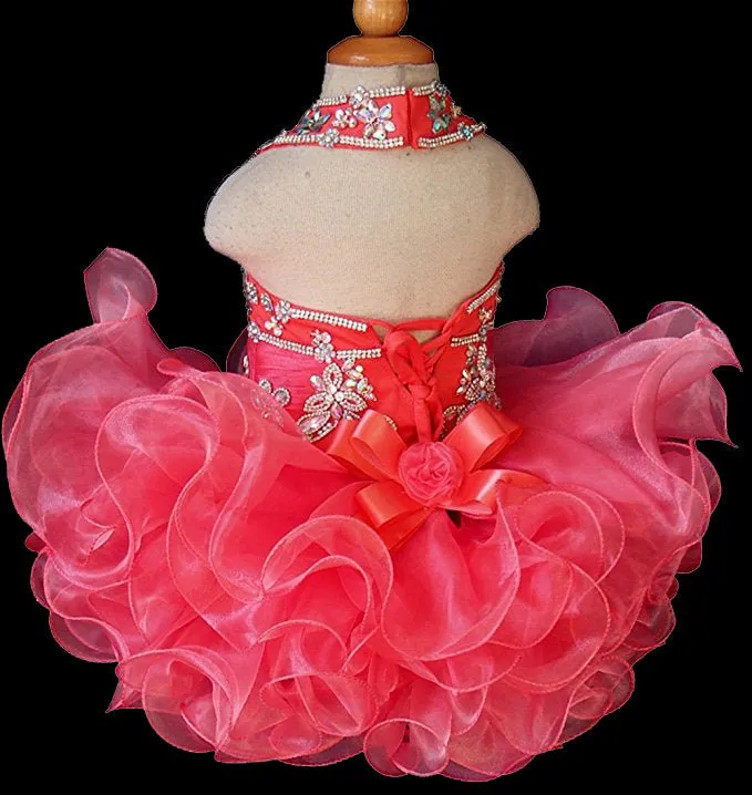 Custom Made Little Princess Glitz Stunning Cupcake Pageant Dress