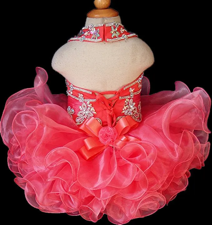 Custom Made Little Princess Glitz Stunning Cupcake Pageant Dress