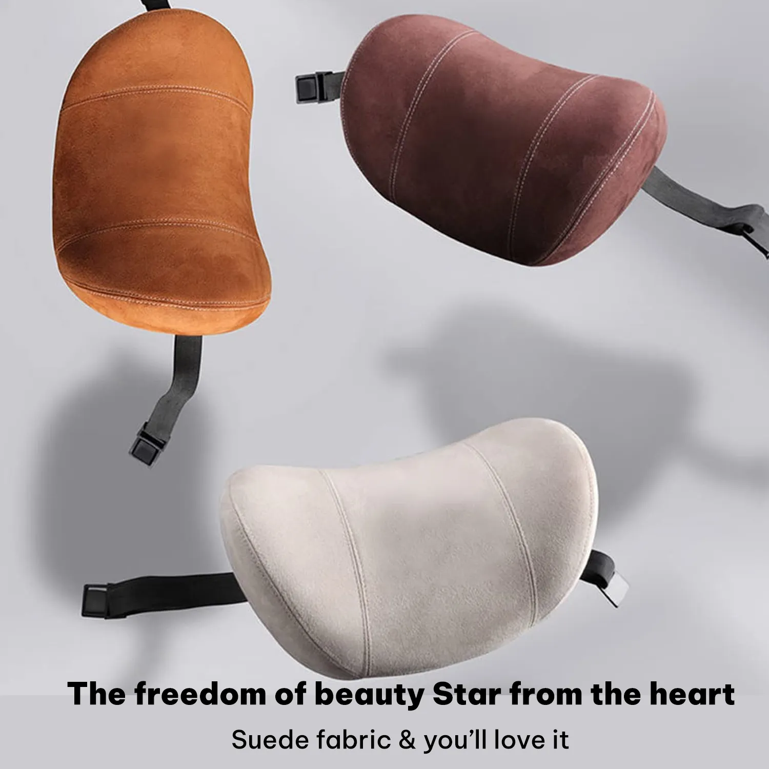 Custom Text For Car Headrest (2 PCS), Compatible with All Cars, 2023 Update Version Premium Memory Foam Car Neck Pillow CA15985