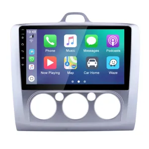 Daiko Car Stereo Carplay Android Auto For Ford Focus 2004-2012 Manual AC