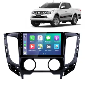 Daiko Car Stereo Carplay Android Auto For Mitsubishi Triton 2015-2020 Manual AC