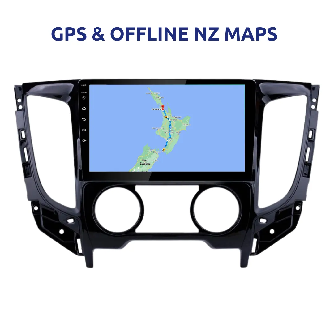 Daiko Car Stereo Carplay Android Auto For Mitsubishi Triton 2015-2020 Manual AC