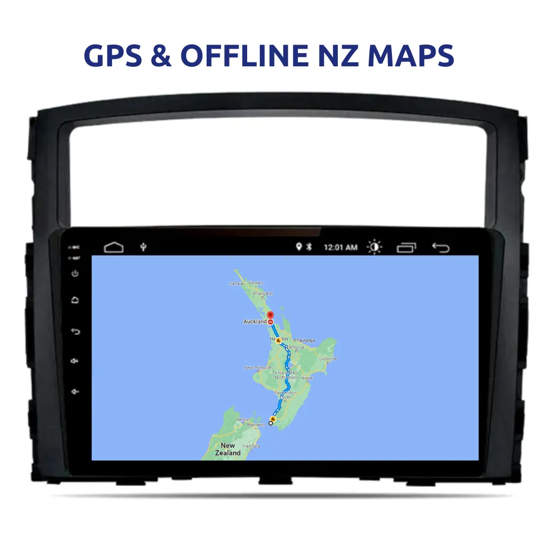 Daiko Car Stereo Wireless Carplay Android Auto For Mitsubishi Pajero 2006-2014