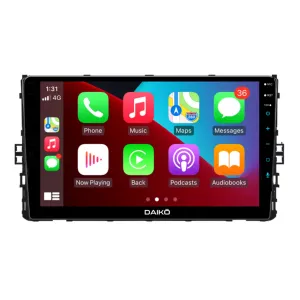 Daiko Multimedia Unit Wireless Carplay Android Auto For 2017  Volkswagen Golf, Tiguan, Polo, Terramont, Passat, Jetta / 2019  Transporter (T6)