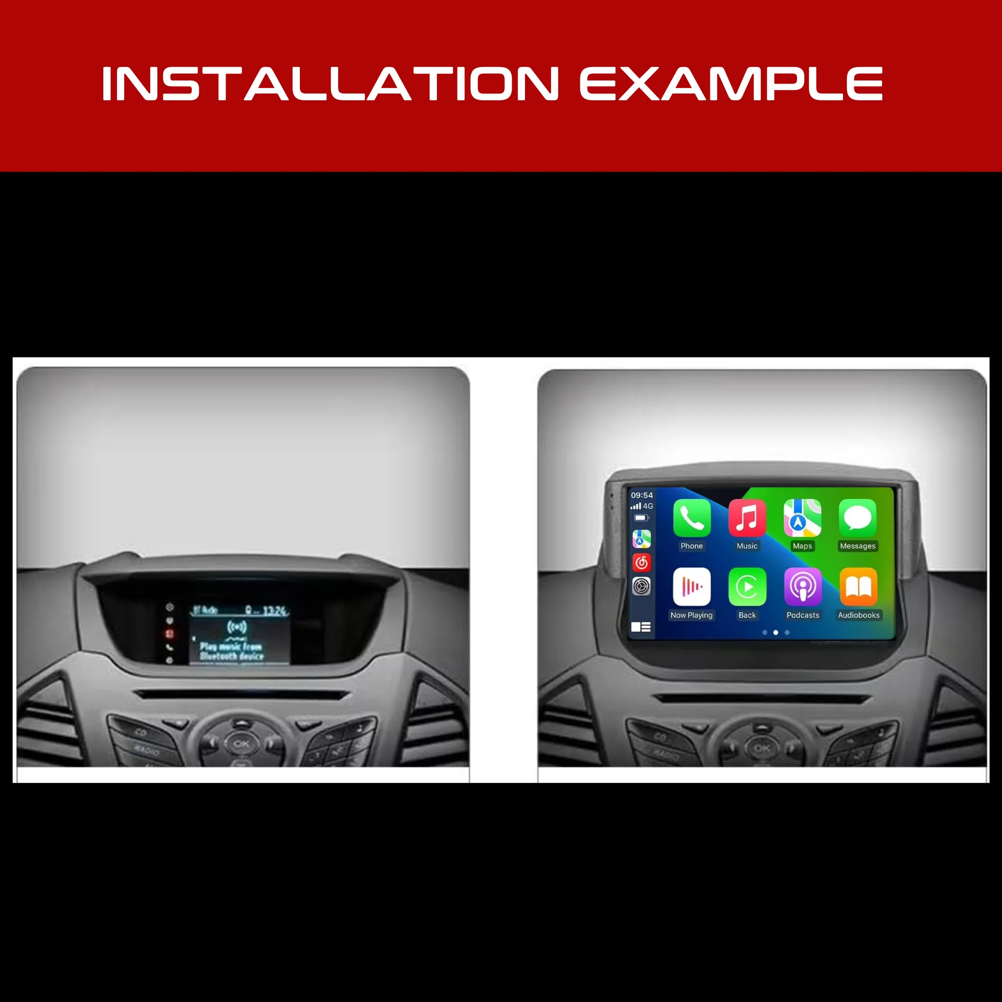 Daiko Multimedia Unit Wireless Carplay Android Auto For Ford Ecosport 2013-2017