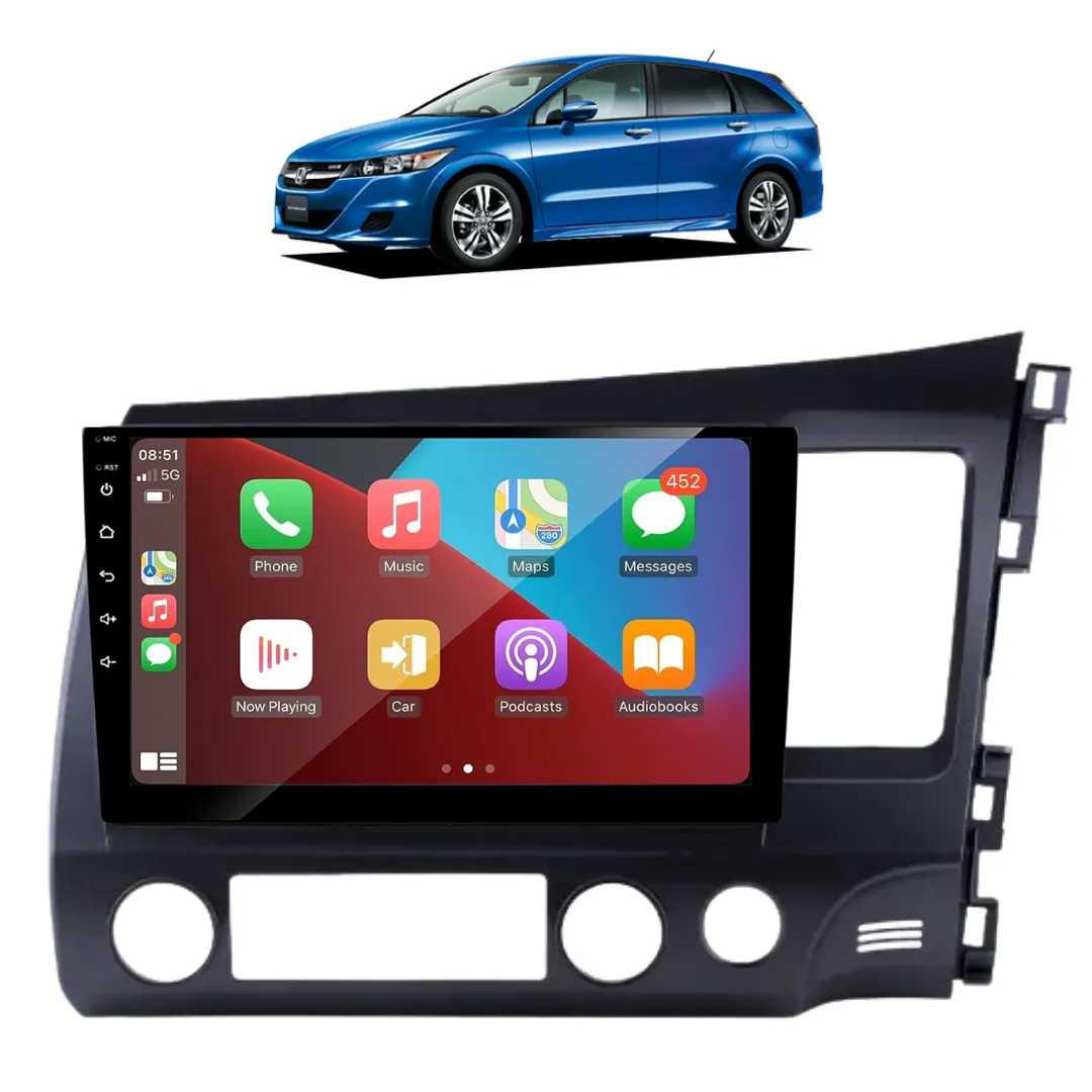 Daiko Multimedia Unit Wireless Carplay Android Auto For Honda Stream 2006-2013