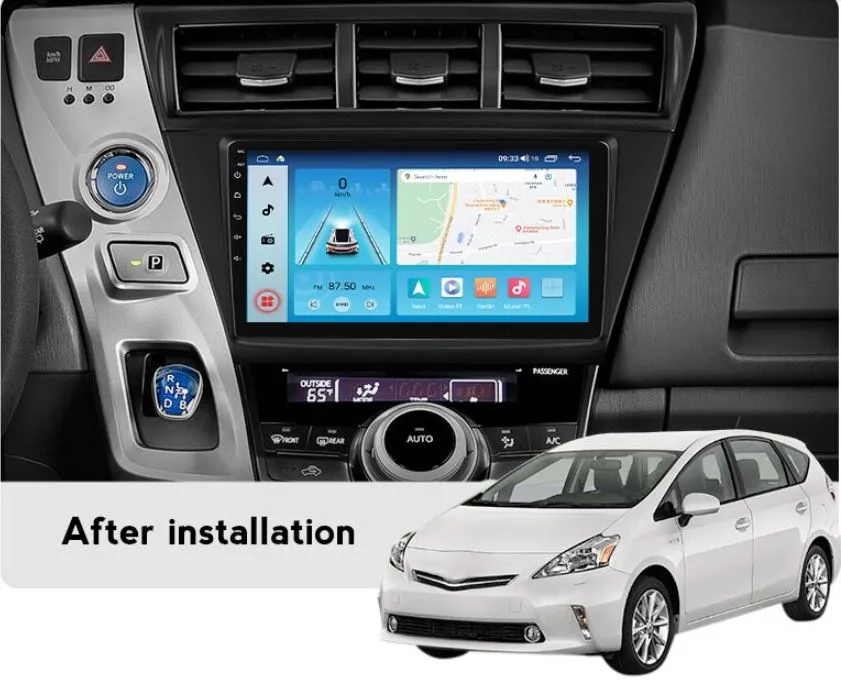 Daiko Multimedia Unit Wireless Carplay Android Auto For Toyota Prius Alpha Wagon