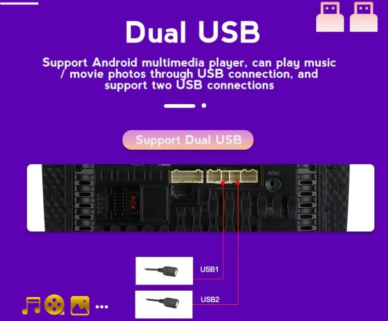 Daiko Multimedia Unit Wireless Carplay Android Auto For Toyota Prius Alpha Wagon