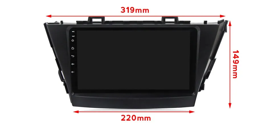 Daiko Multimedia Unit Wireless Carplay Android Auto For Toyota Prius Alpha Wagon