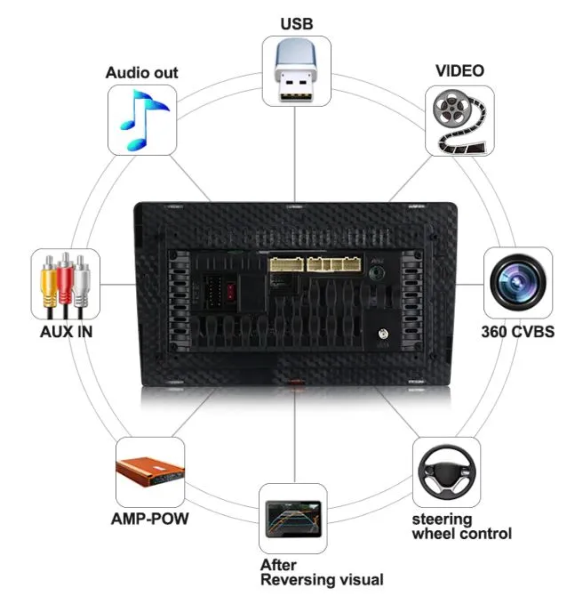 Daiko Multimedia Unit Wireless Carplay Android Auto GPS ForToyota Aqua 2011-2017