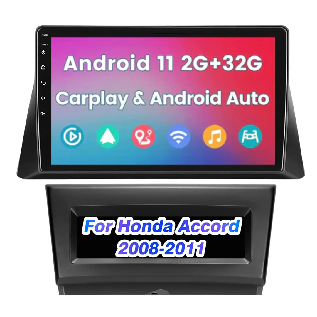 Daiko PRO Car Stereo Wireless Carplay Android Auto For Honda Accord 2008-2011