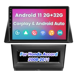 Daiko PRO Car Stereo Wireless Carplay Android Auto For Honda Accord 2008-2011
