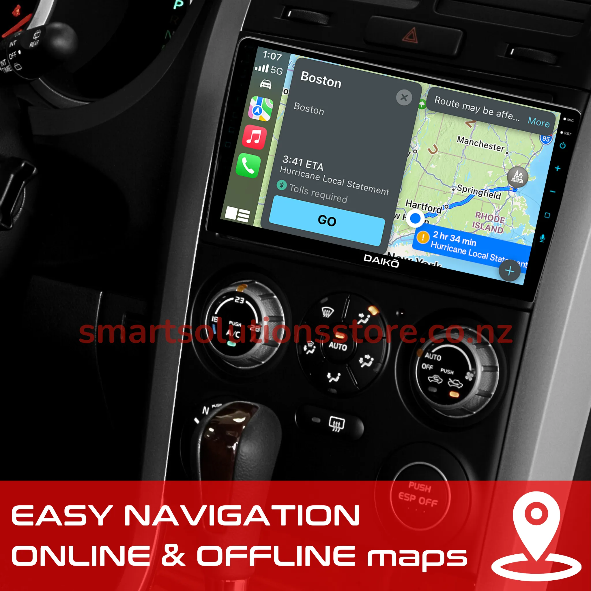 Daiko Ultra Car Stereo Wireless Carplay Android 6GB RAM   126GB Auto For 2007-2009 BMW X5 X6 CCC E70 E71