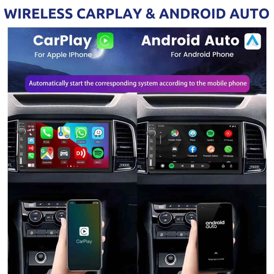 Daiko Ultra Car Stereo Wireless Carplay Android Auto For Honda Odyssey 2004-2009