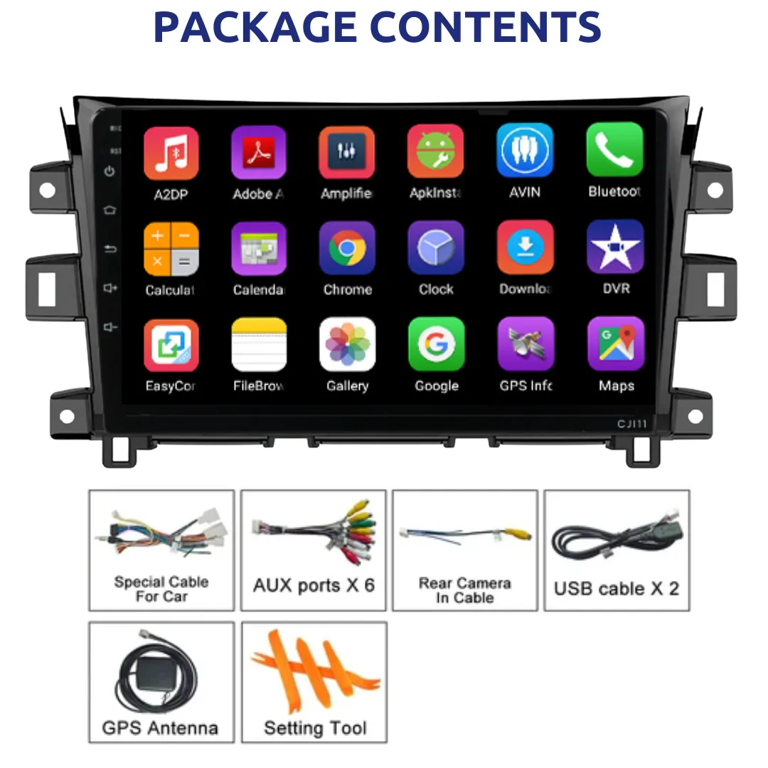 Daiko X Car Stereo Wireless Carplay Android Auto For Nissan Navara 2015-2023