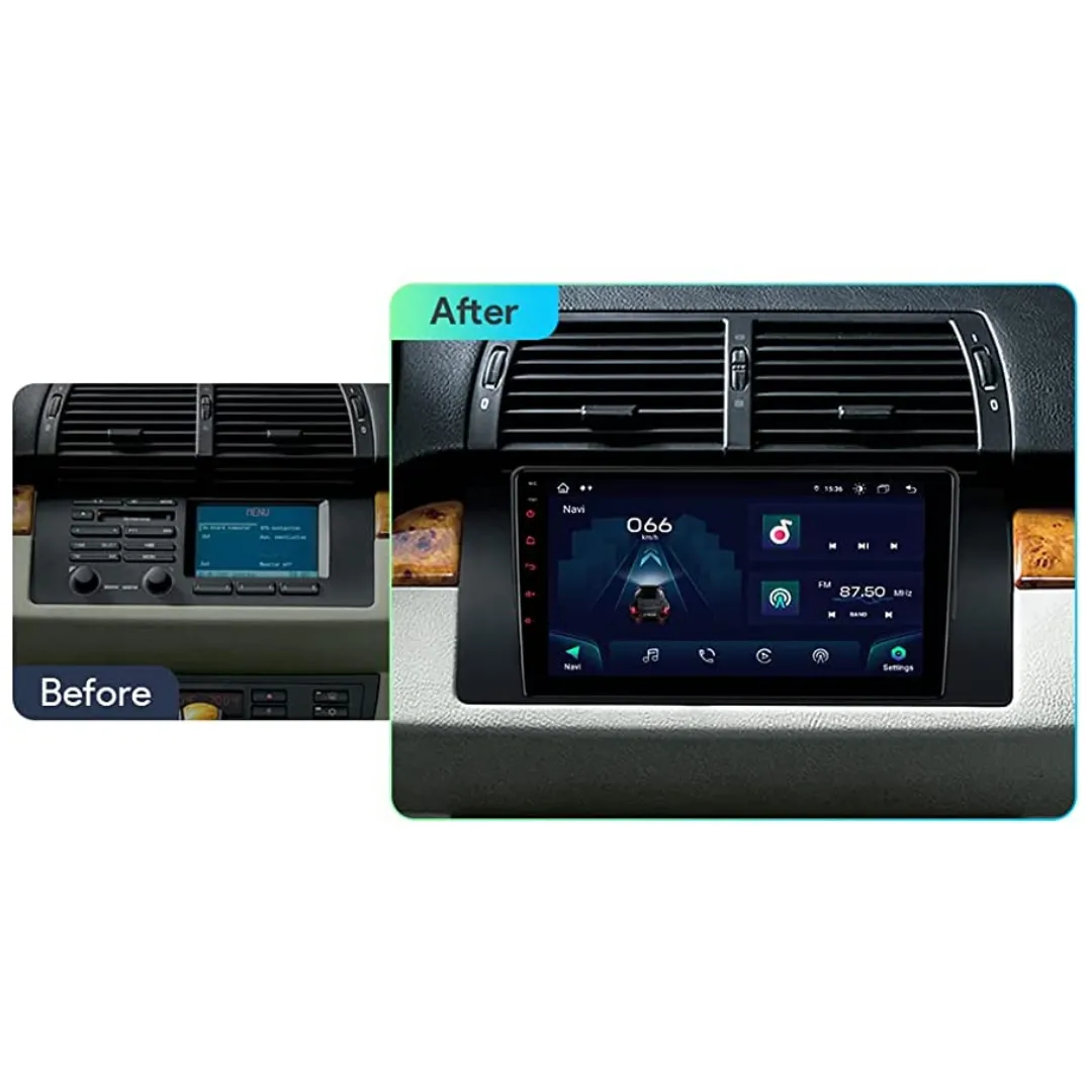 Daiko X Multimedia Unit Wireless Carplay Android Auto For BMW X5 E53 1999-2006