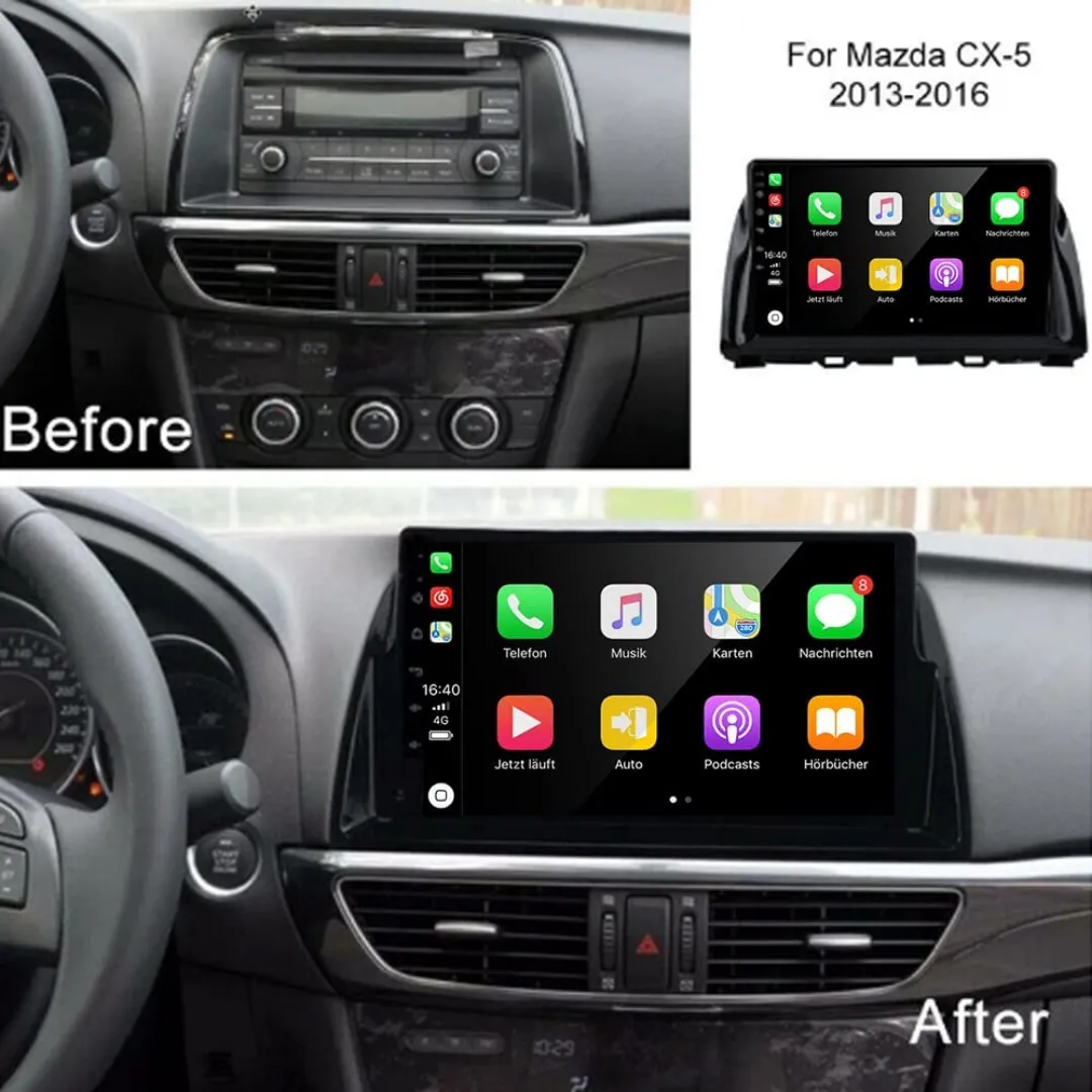 Daiko X Multimedia Unit Wireless Carplay Android Auto For Mazda CX-5 2012-2016