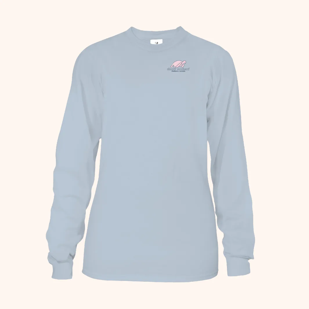 Do What You Love Long Sleeve Sea Turtle Tracking T-Shirt by Simply Southern