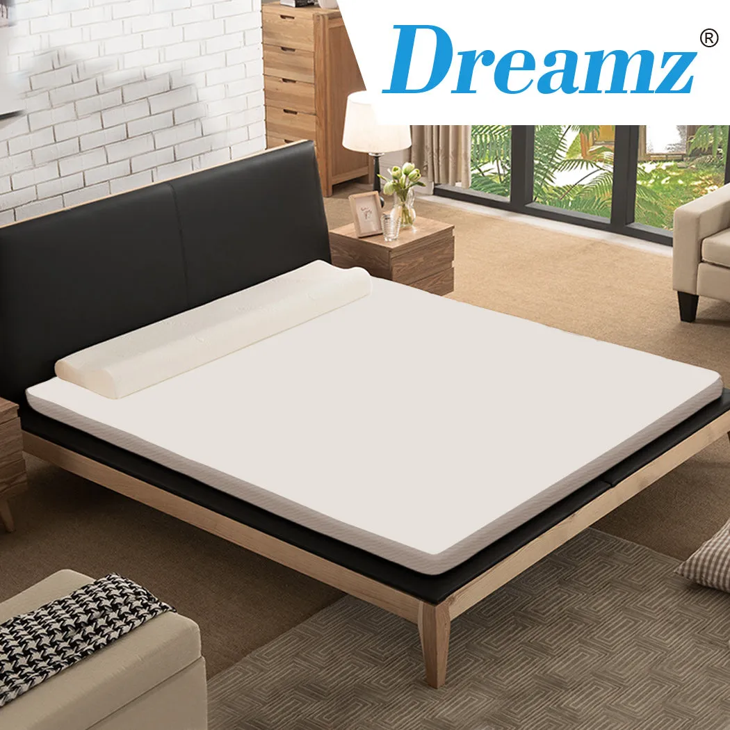 DreamZ 7cm Memory Foam Bed Mattress Queen