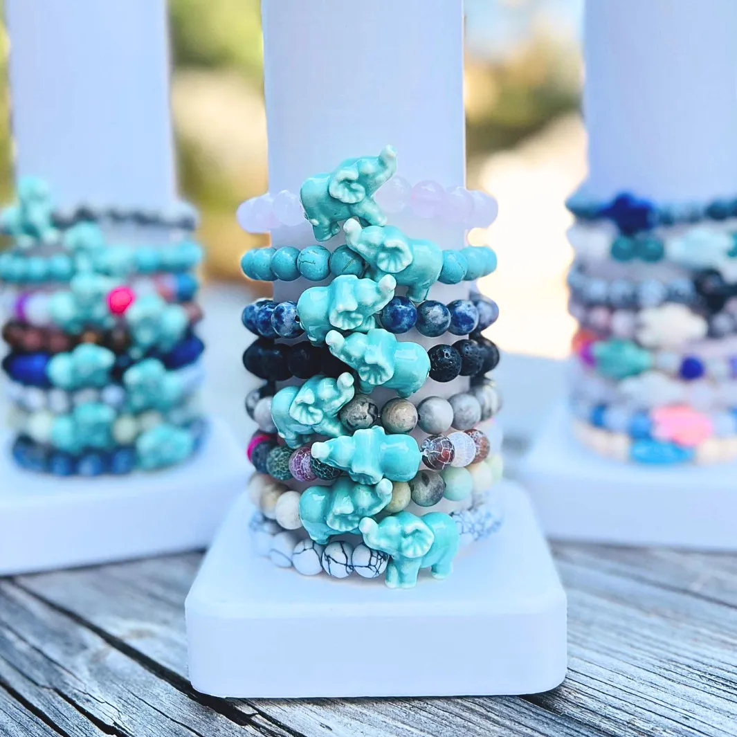 Elephant Tracking Bracelets by Simply Southern