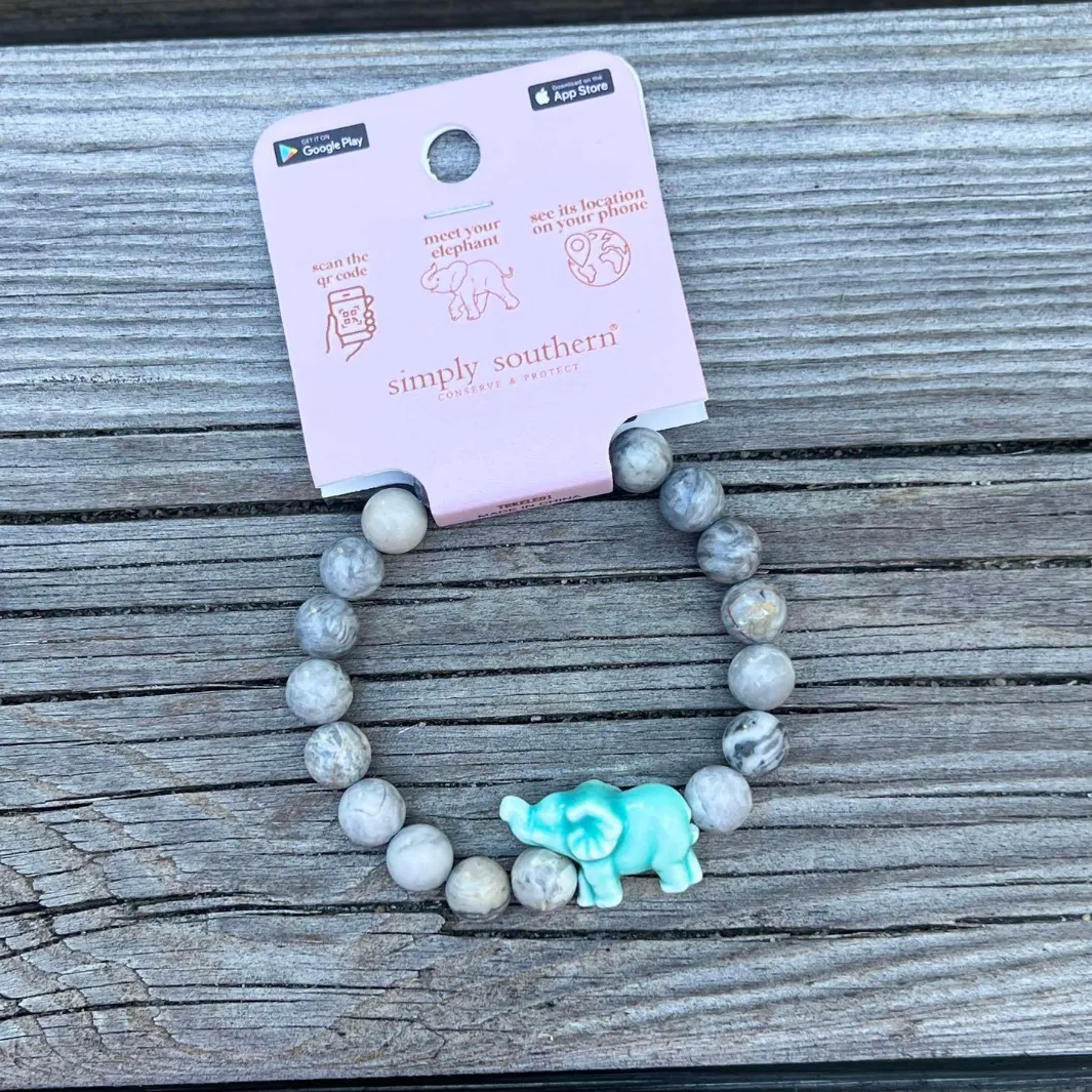 Elephant Tracking Bracelets by Simply Southern