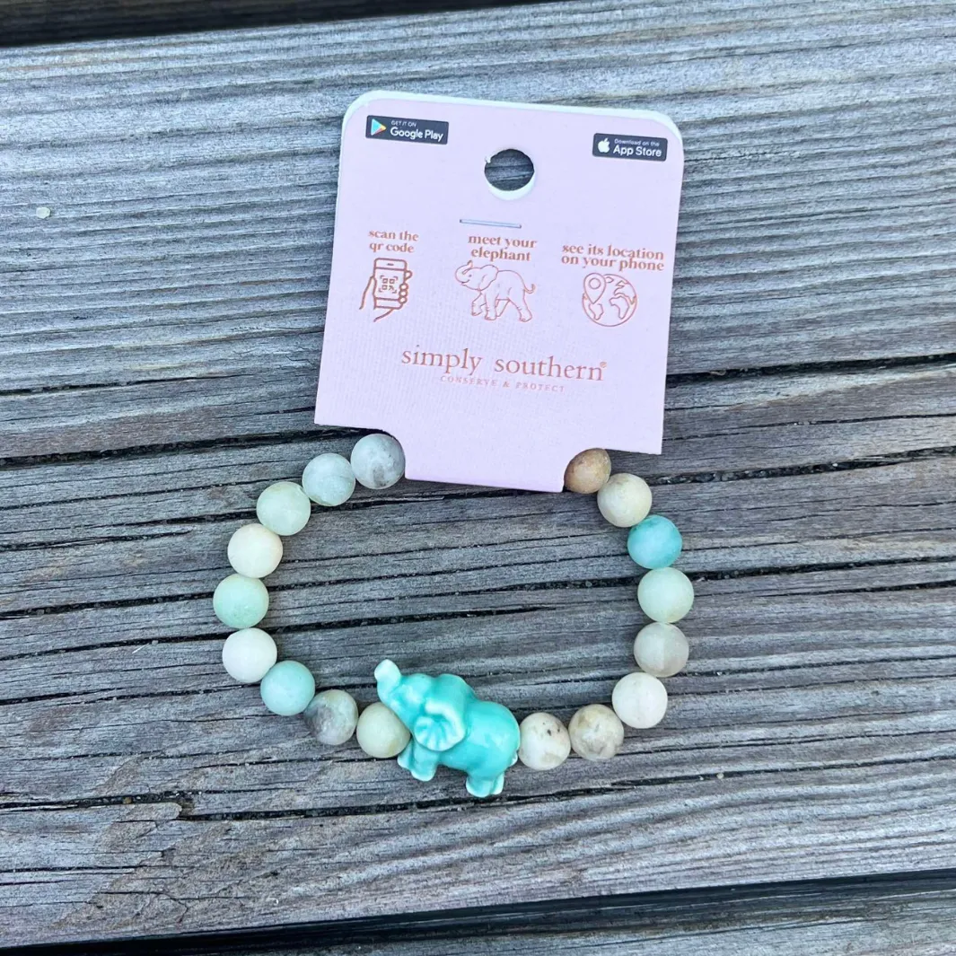 Elephant Tracking Bracelets by Simply Southern