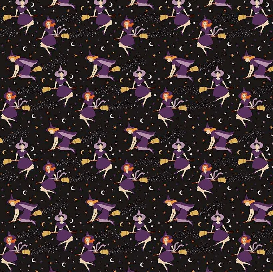 Fab-boo-lous Witches on Black