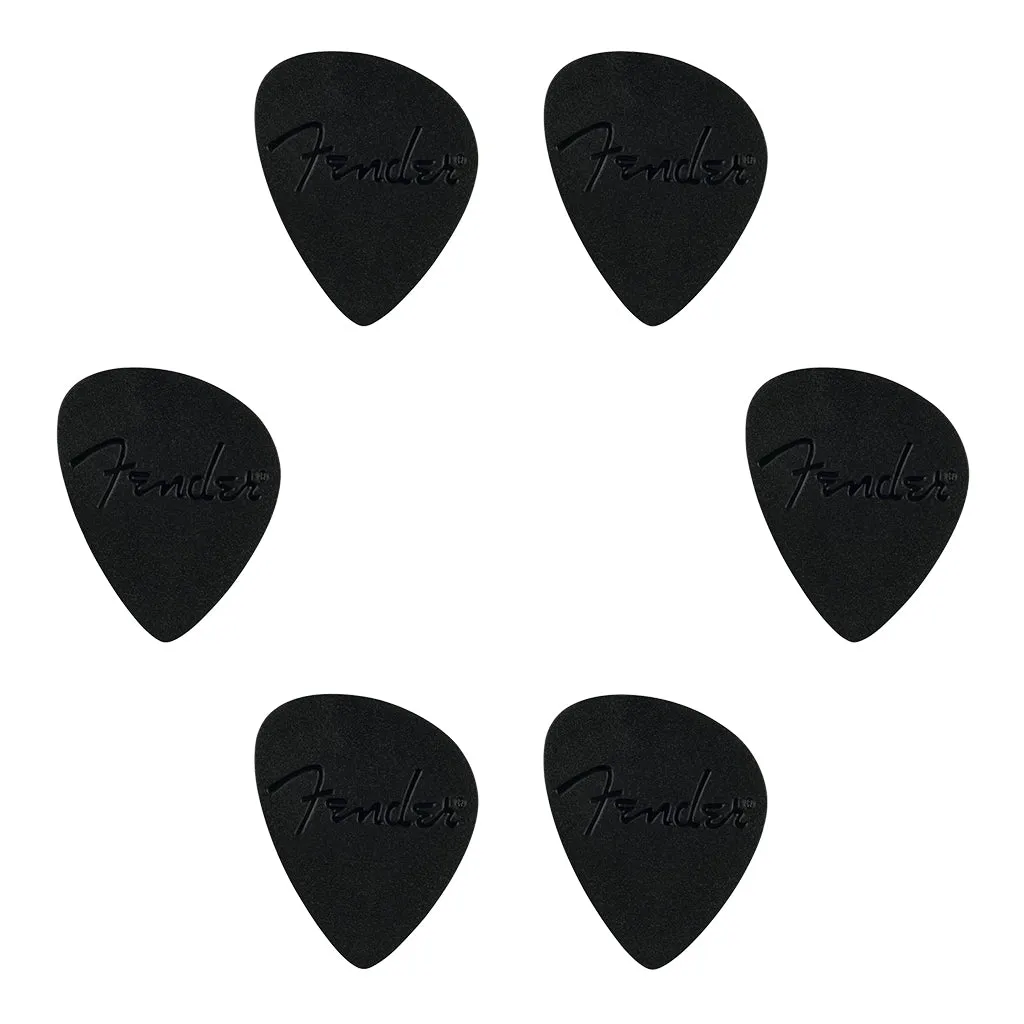Fender Offset Picks in Black 6 Pack