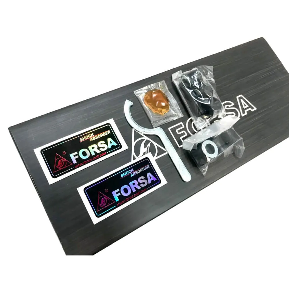 Forsa Twin Shock Type 3 Black / Black 335mm - Dual Spring