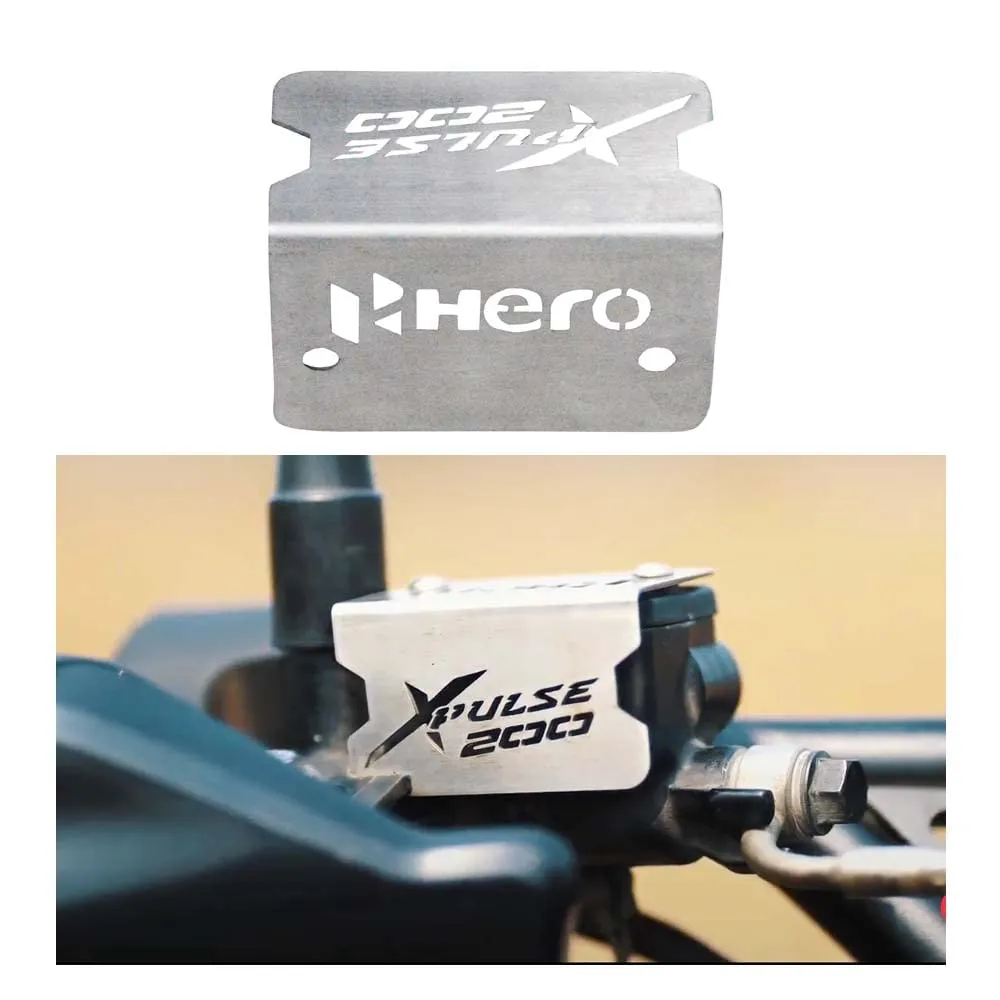 Front Disk Oil Cap and Side Stand Extender and GPS Mount for Hero Xpulse 200 4V BS6