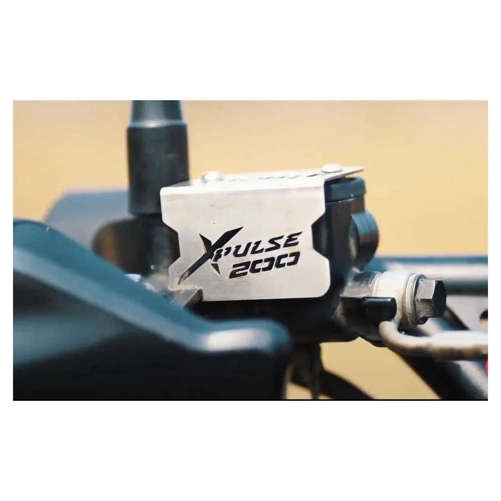 Front Disk Oil Cap and Side Stand Extender and GPS Mount for Hero Xpulse 200 4V BS6