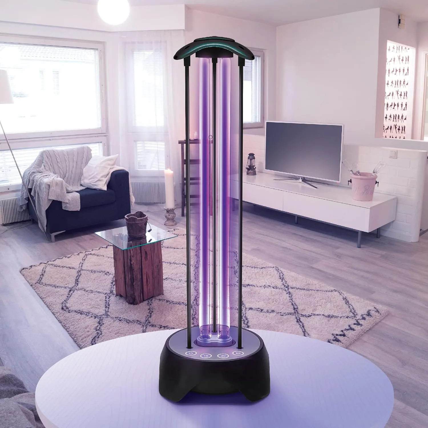 Full Room UV Light Sanitizer & Motion Sensor Disinfection UV