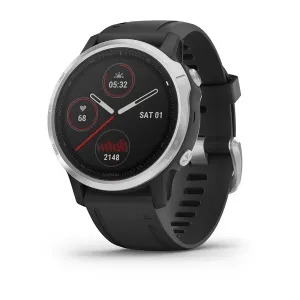 Garmin Fenix 6S Silver with Black Strap