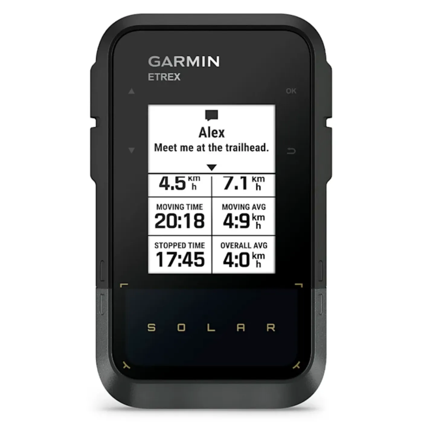 Garmin GPS eTrex Solar, Solar Powered Handheld