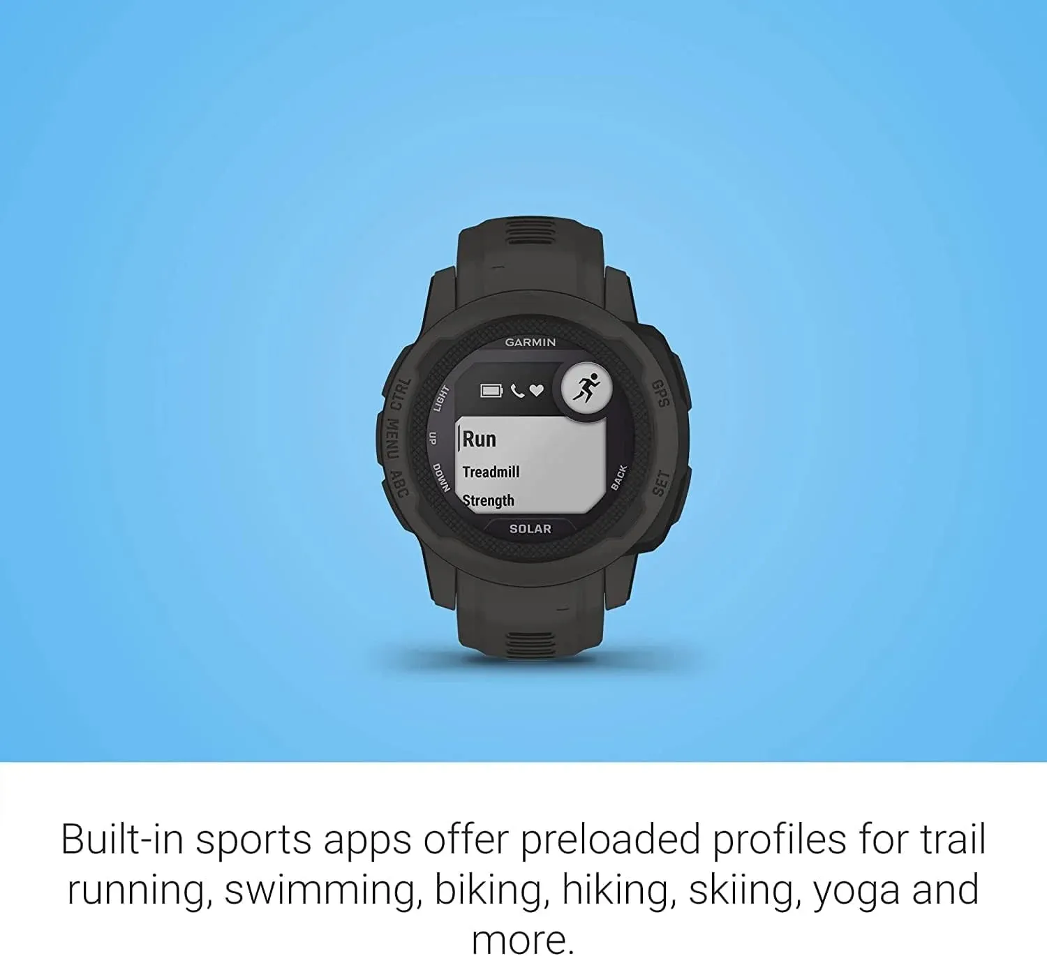Garmin Instinct 2 Tough and Rugged GPS Smartwatch (Graphite - 45MM)