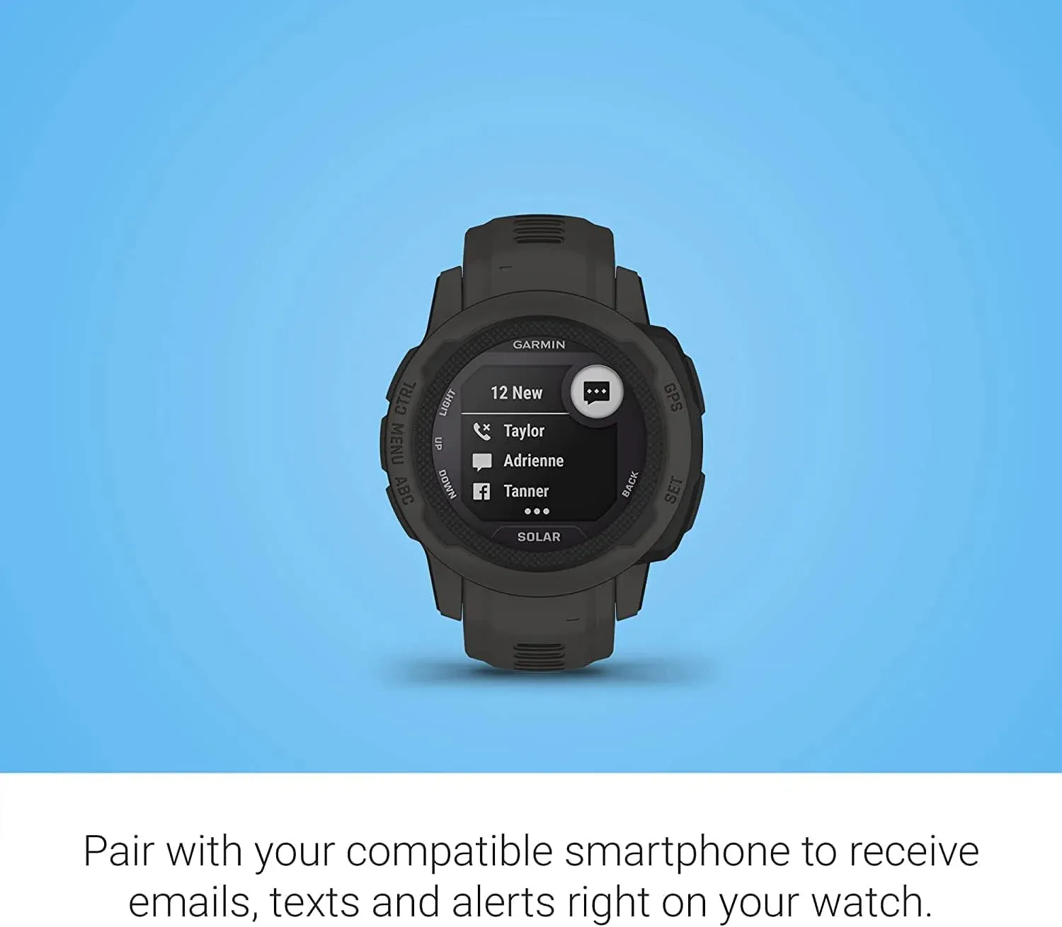Garmin Instinct 2 Tough and Rugged GPS Smartwatch (Graphite - 45MM)