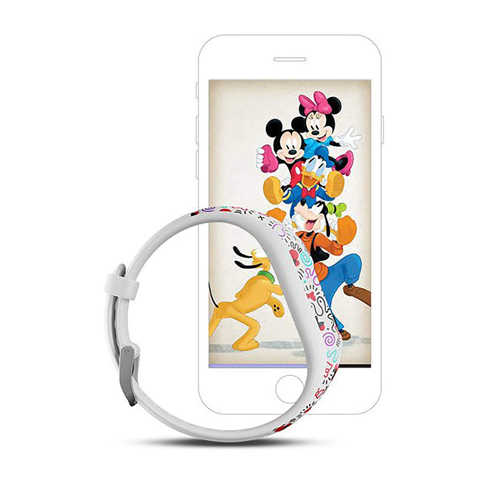Garmin Vivofit Jr. 2 Silicone Minnie Mouse Strap Full Color Display Dial Watch - 010-01909-10