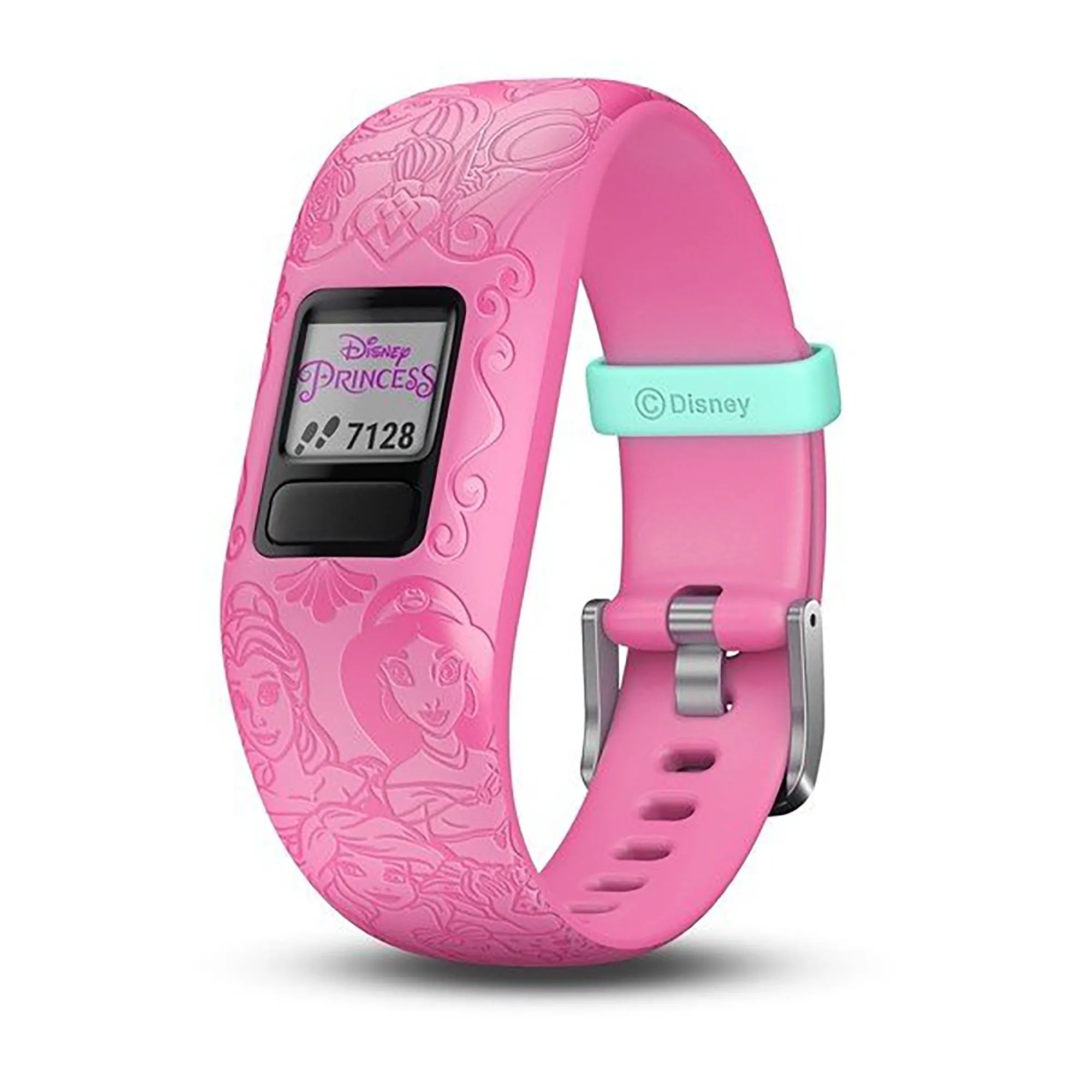 Garmin Vivofit Jr. 2 Silicone Princess Character Icons Strap Full Color Display Dial Watch - 010-01909-14