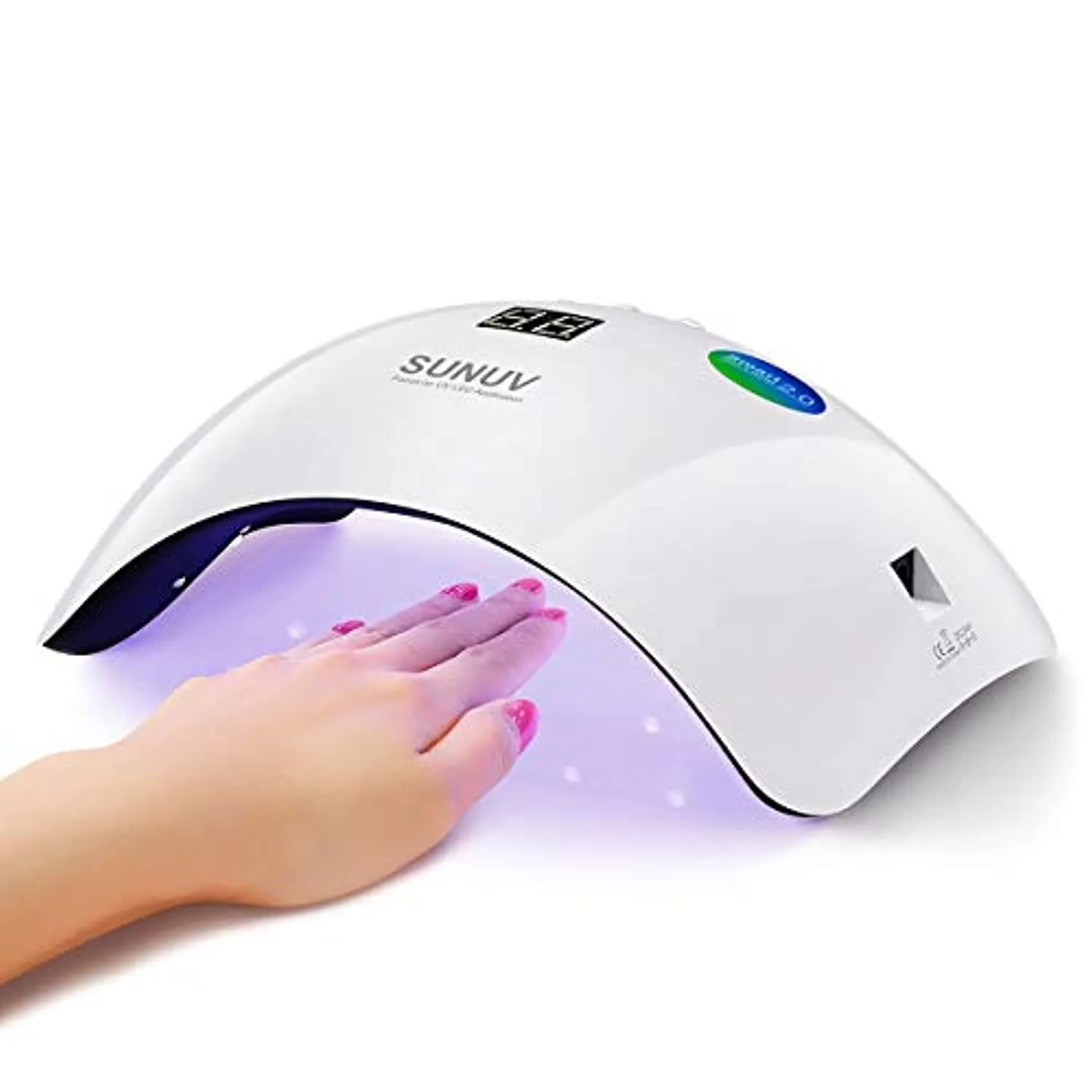 Gel UV LED Nail Lamp,SUNUV Nail Dryer 36W Gel Curing Light for Nail Polish with Aotu Sensor 3 Timers SUN8
