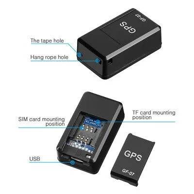 GF07 Magnetic GSM Mini Car SPY GPS Tracker Real Time Tracking Locator Device