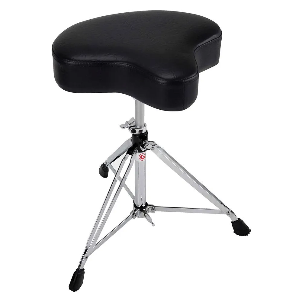 Gibraltar 6000 Series Double Braced Motostyle Drum Throne in Black