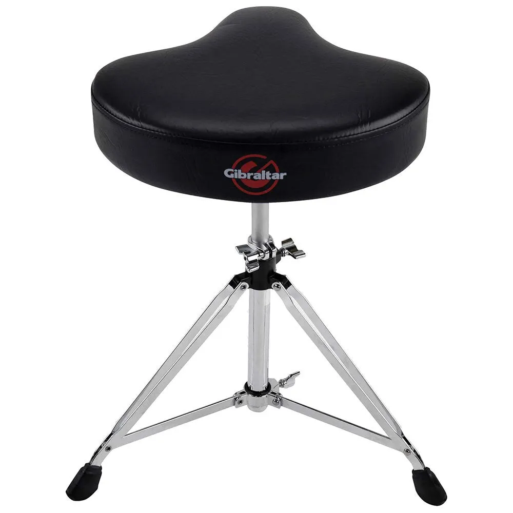 Gibraltar 6000 Series Double Braced Motostyle Drum Throne in Black