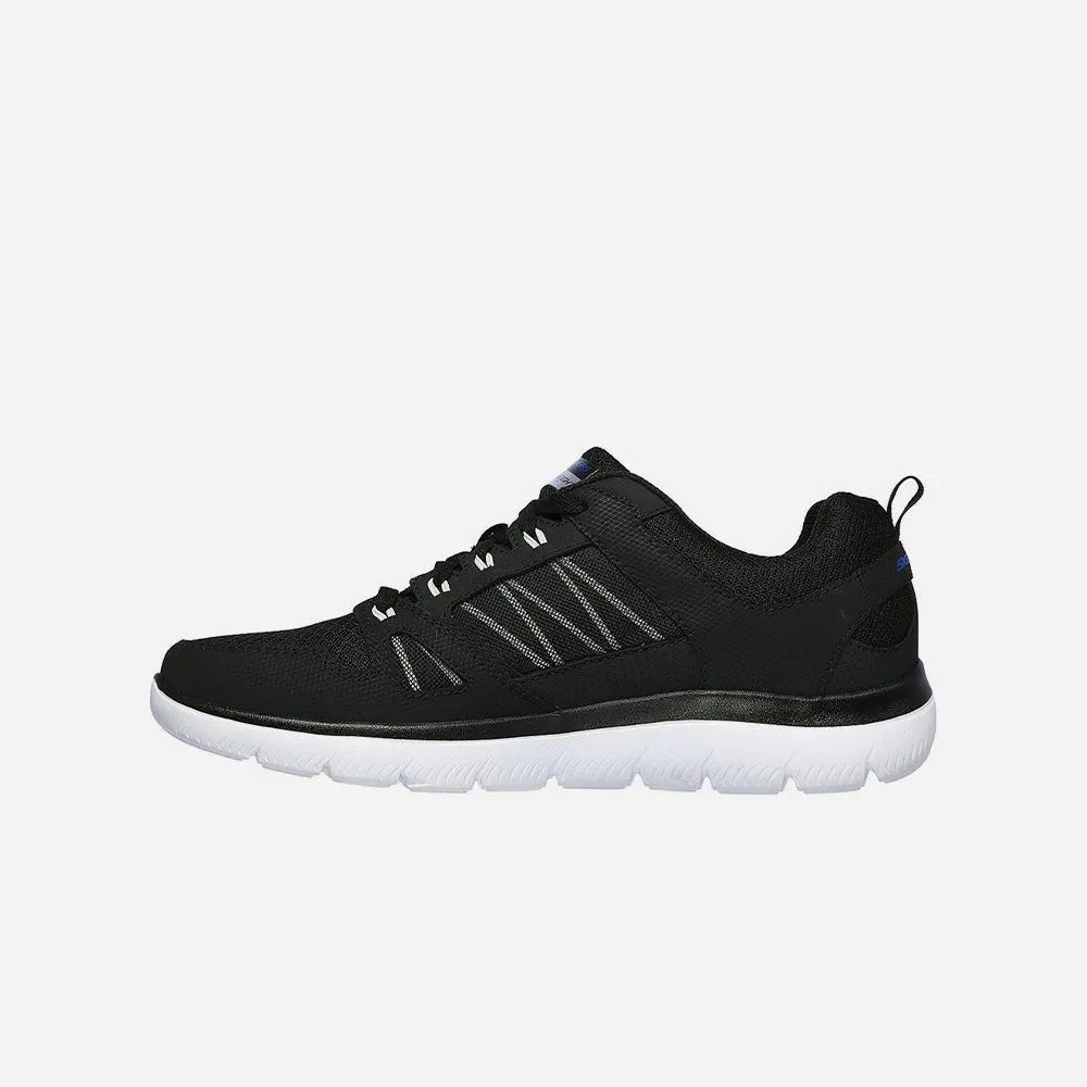 Giày Sneaker Nam Skechers Summits - Đen