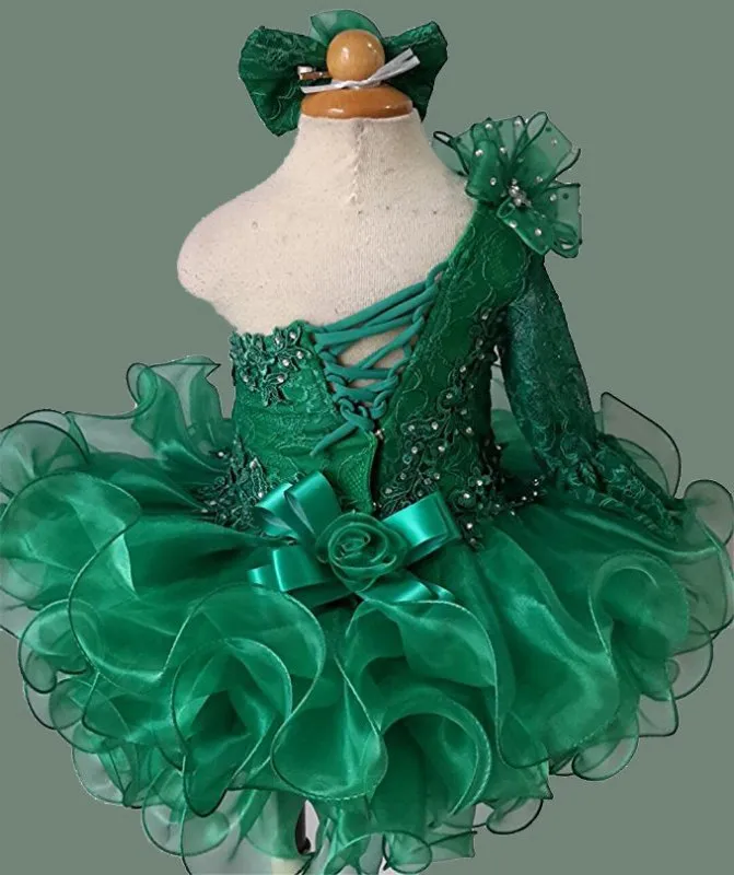 Glitz Pageant Dress/Toddler Performing Dress/ Dancing Dress/Baby Easter Dress/Infant Baby Cupcake Dress