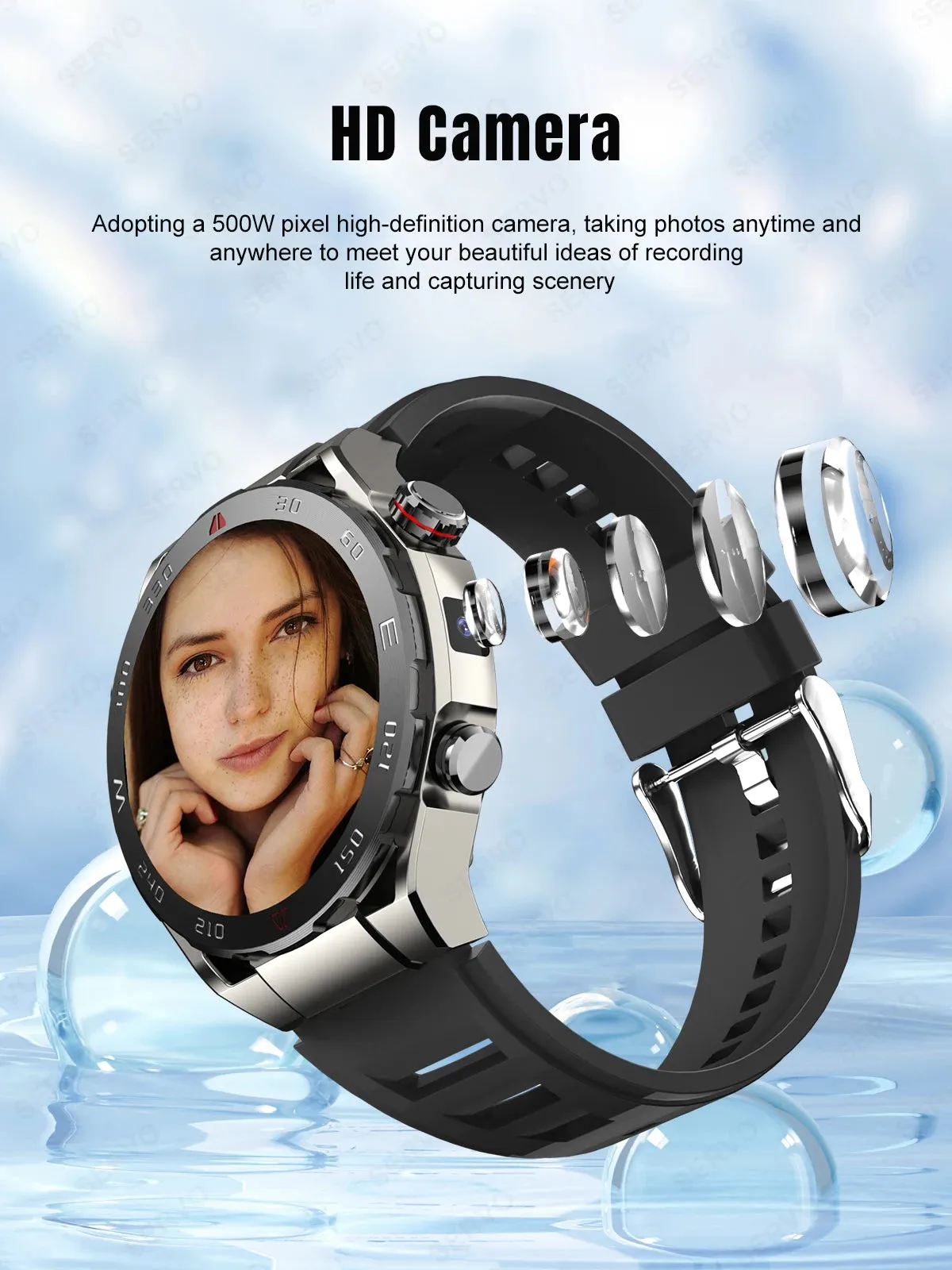 GPS Smart Watch with Heart Rate Monitor