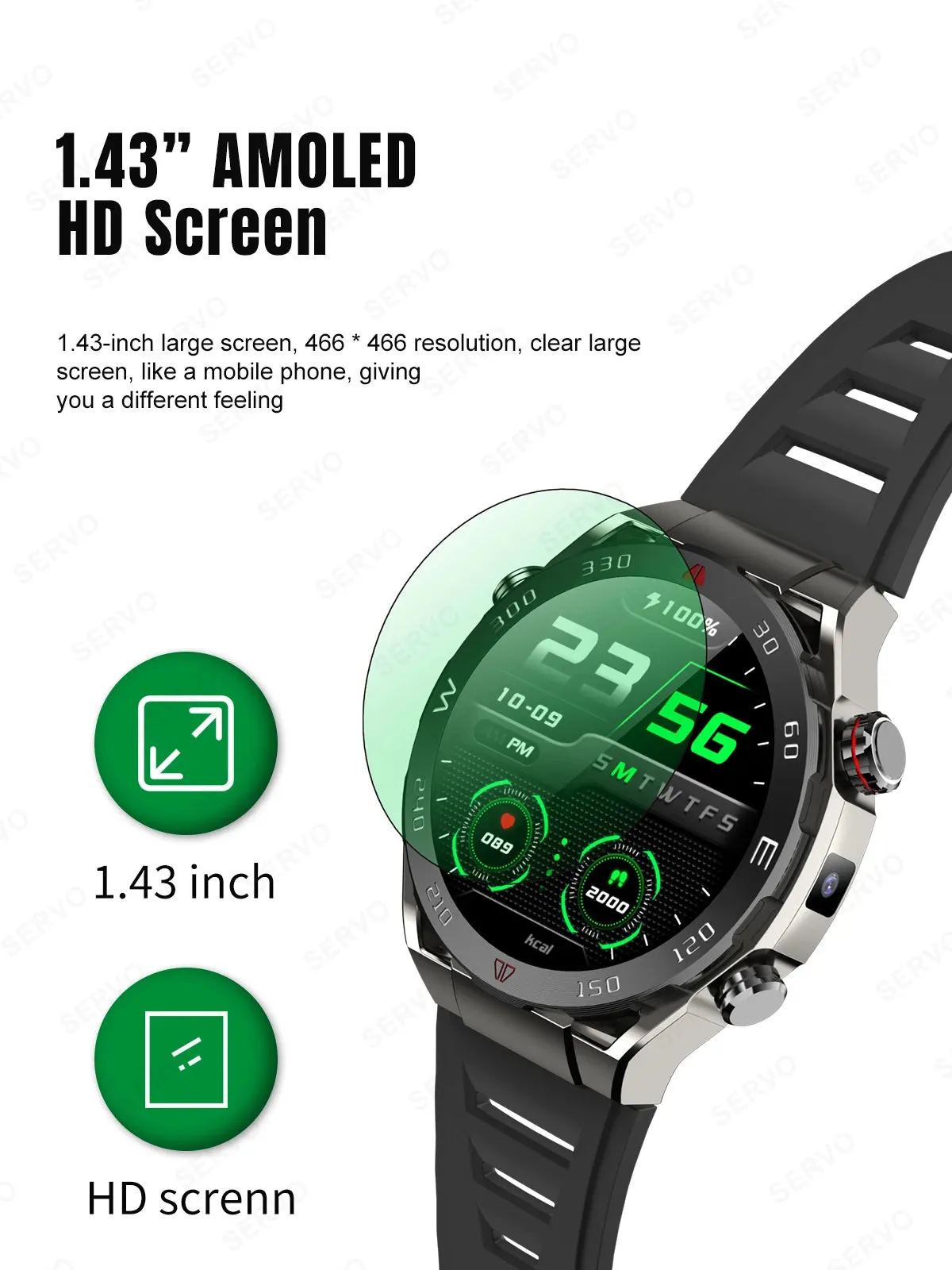 GPS Smart Watch with Heart Rate Monitor