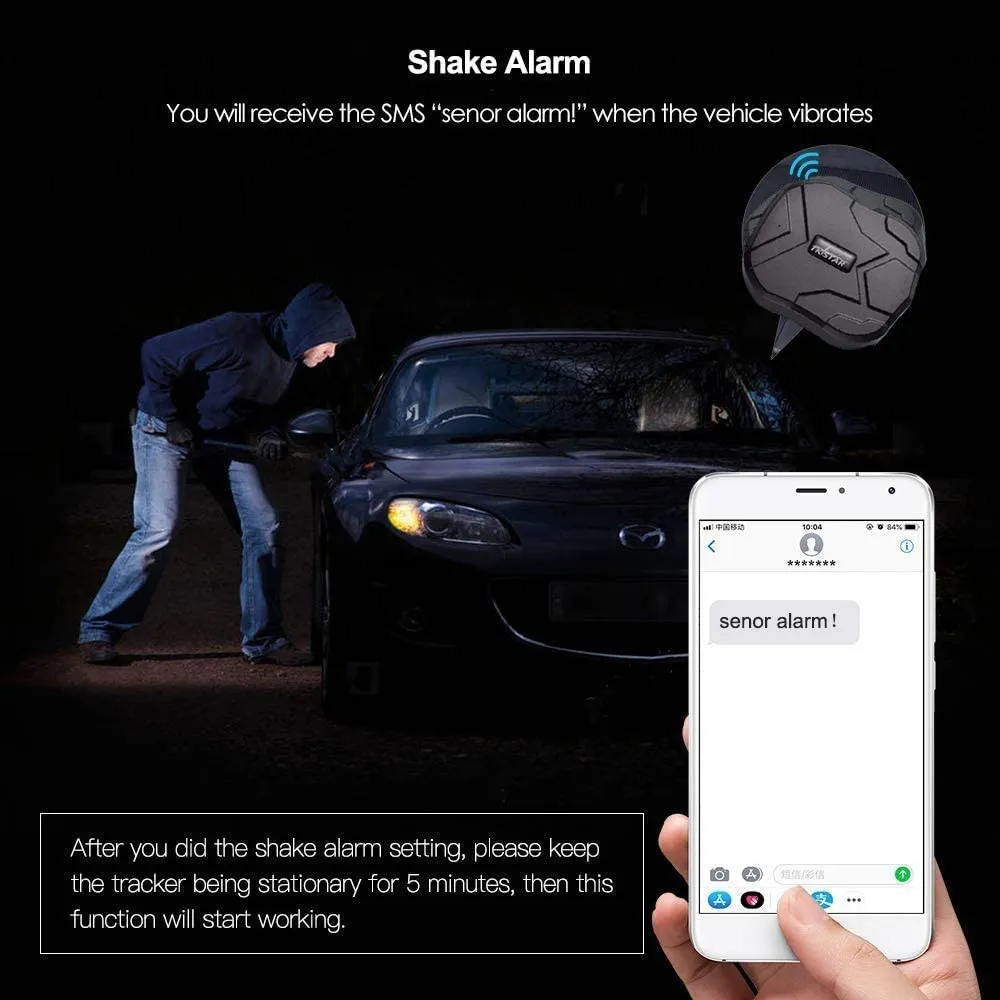 GPS Tracker 4G For Car Truck Boat Rechargeable Anti-Theft No Monthly Fees